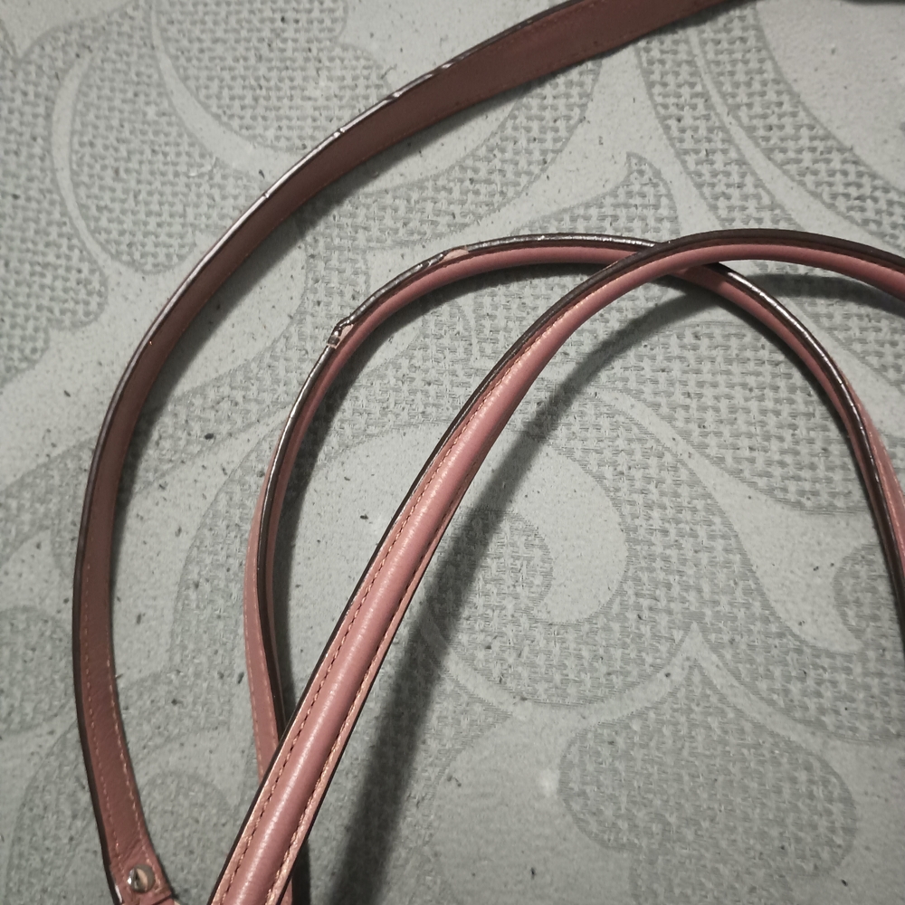 Coach Madison Leather Metallic Satchel - Picture 8 of 8